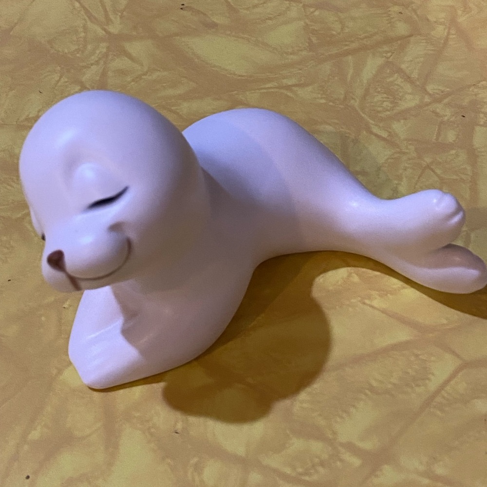 Vintage Ceramic Baby Seal